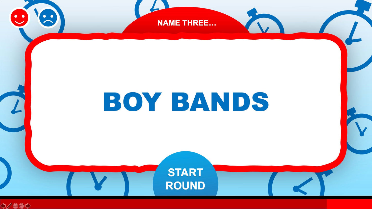 5 Second Game for PowerPoint Party Games Second Answer