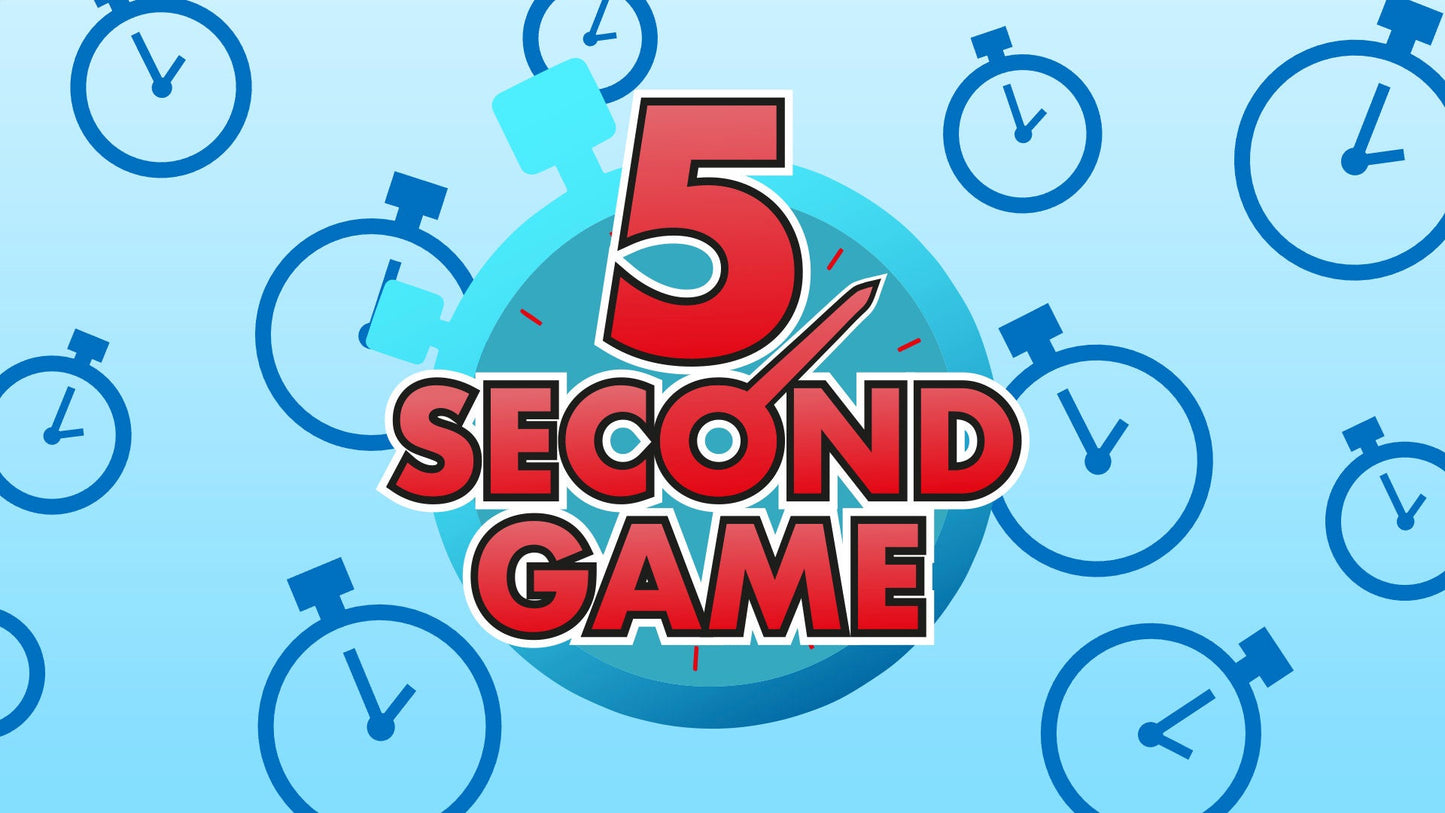 5 Second Game for PowerPoint Party Games First Slide