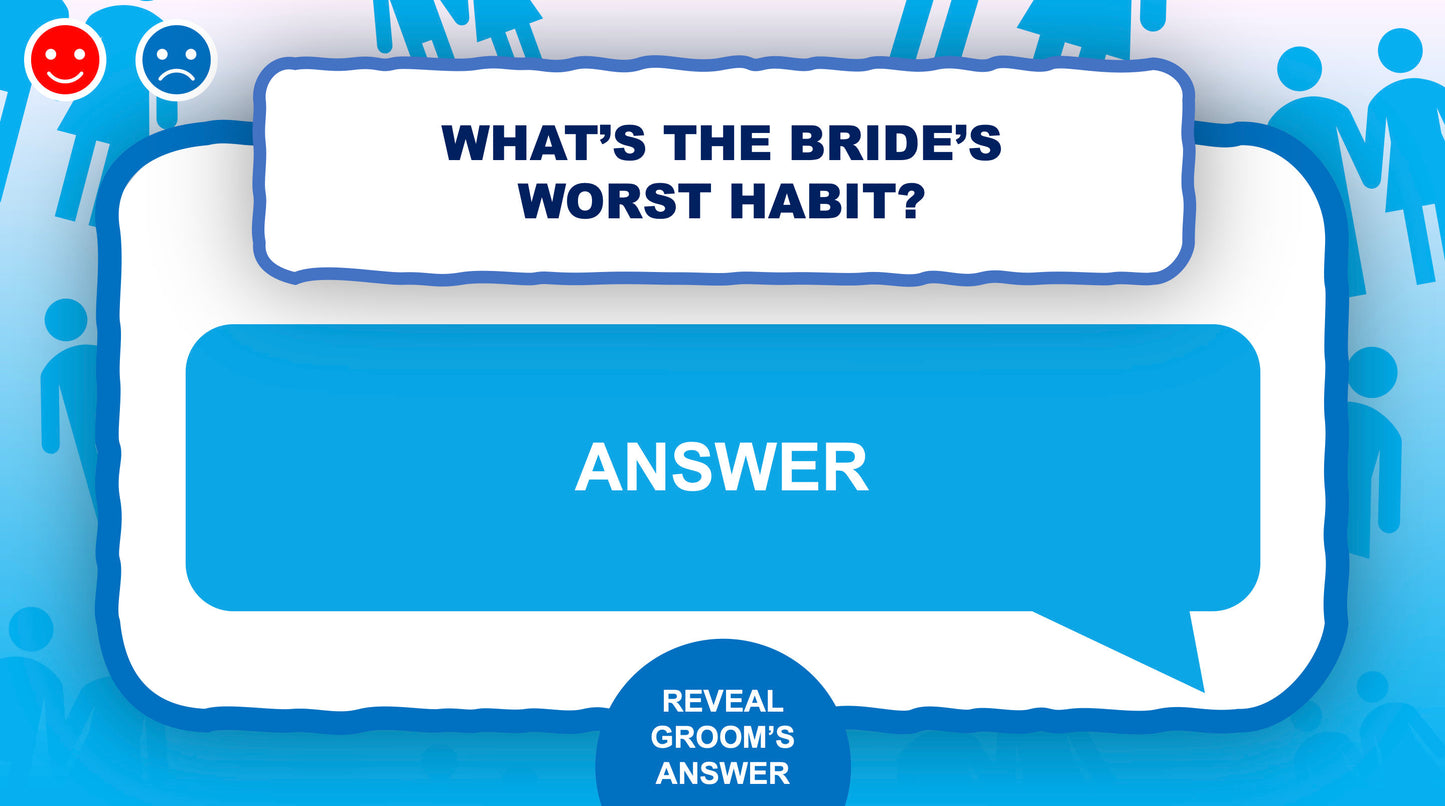 What Did The Groom Say? Bridal Shower PowerPoint Games For Zoom Round One
