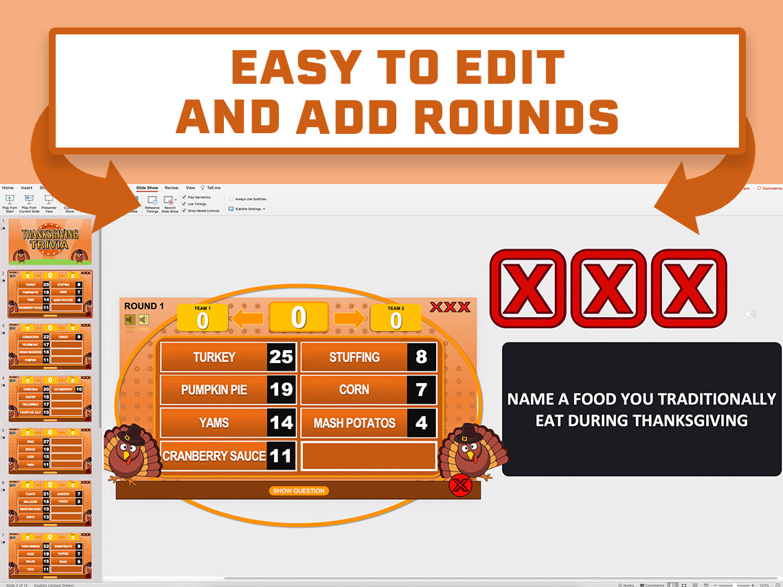 Thanksgiving Feud PowerPoint Game