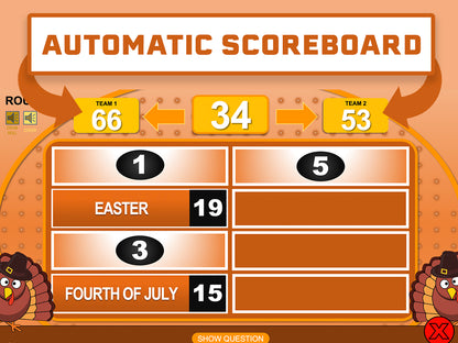 Thanksgiving Feud PowerPoint Game