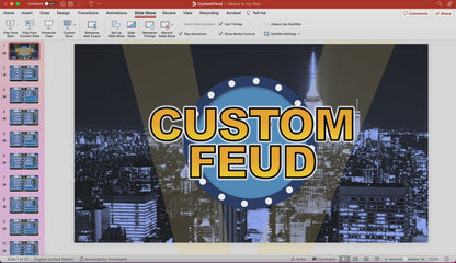 Custom Feud PowerPoint Game