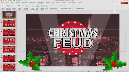 Christmas Feud & Christmas Jeoparty Bundle