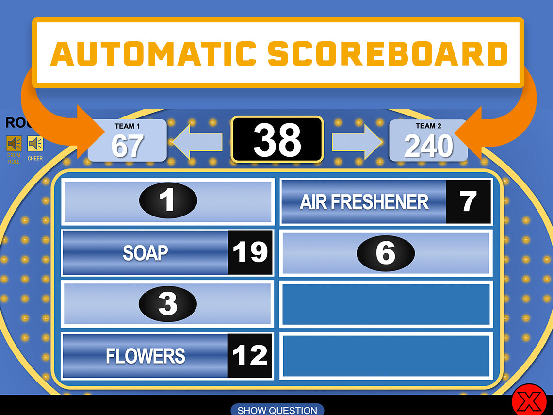 Custom Feud PowerPoint Game