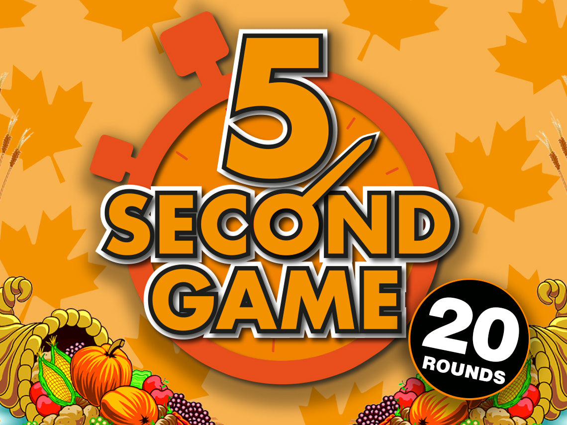 5 Second Game Thanksgiving PowerPoint Game