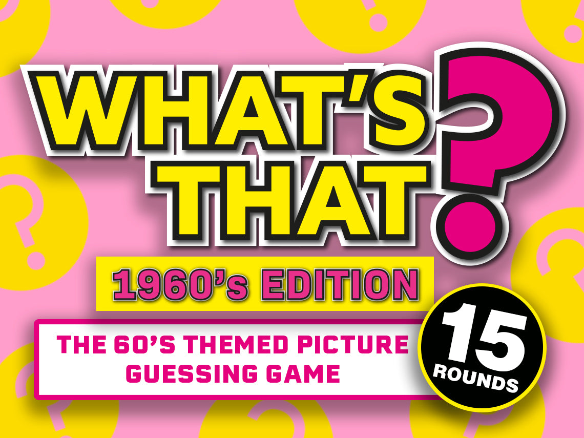 60's Party PowerPoint Games Bundle