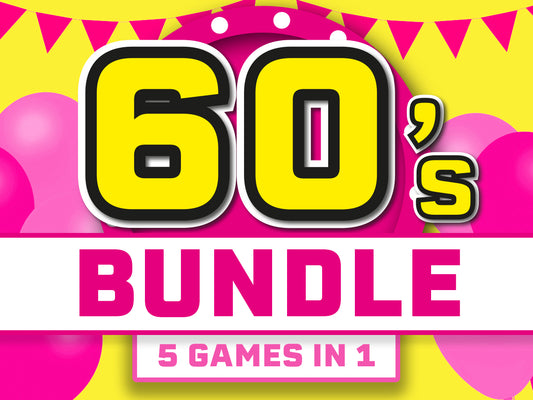 60's Party PowerPoint Games Bundle