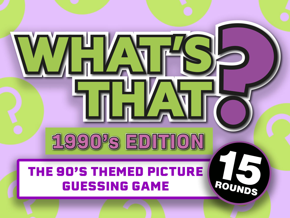 90's Party PowerPoint Games Bundle