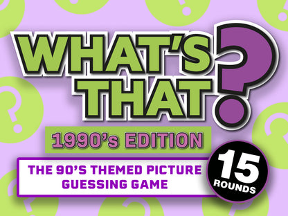 90's Party PowerPoint Games Bundle