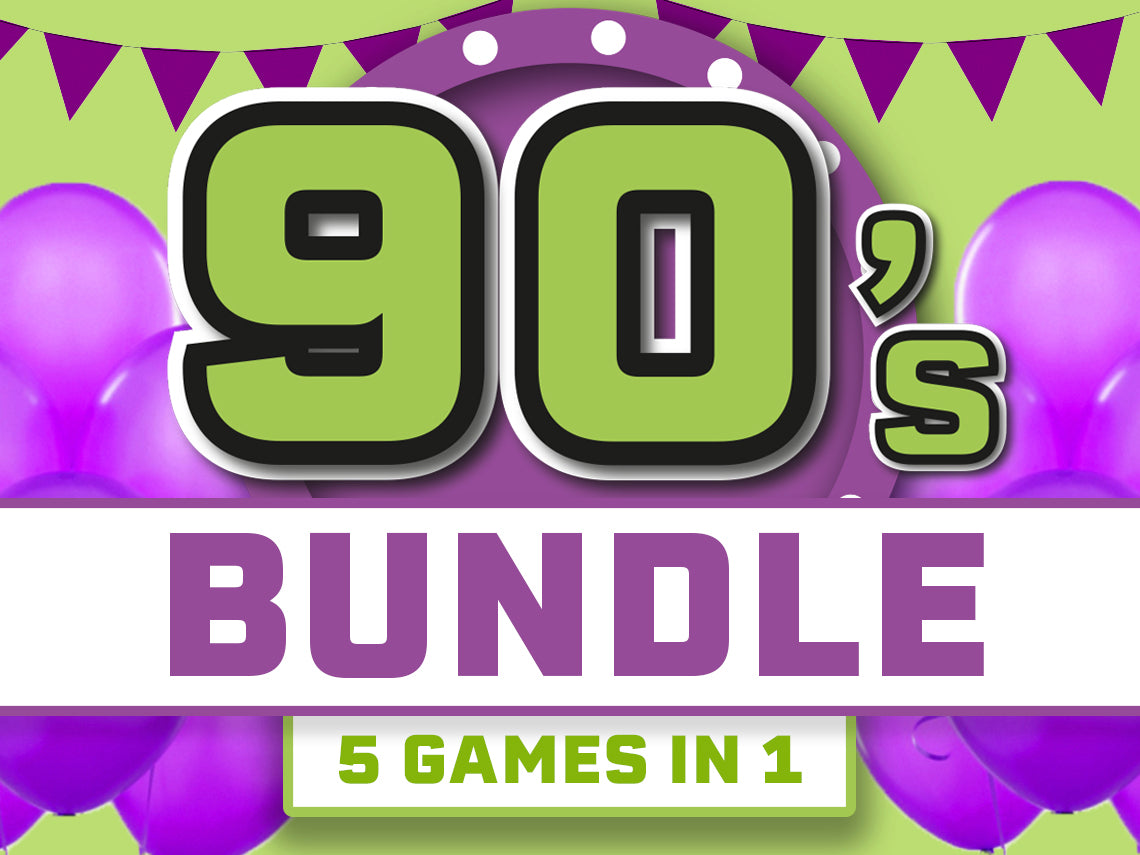 90's Party PowerPoint Games Bundle