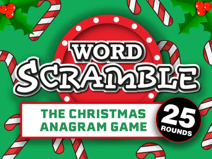 Word Scramble Christmas PowerPoint Game