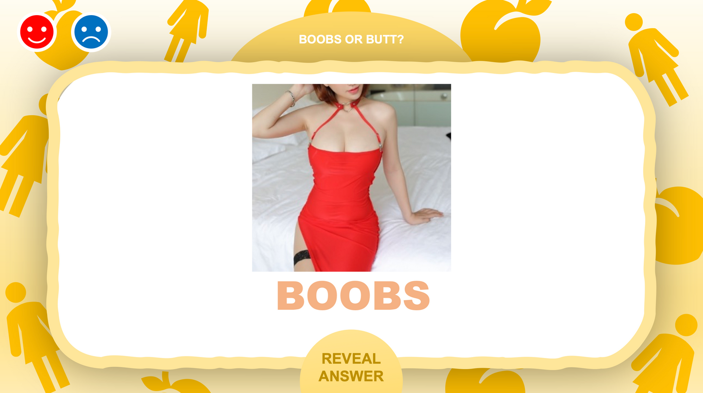 Boobs or Butts Baby Shower Powerpoint Game