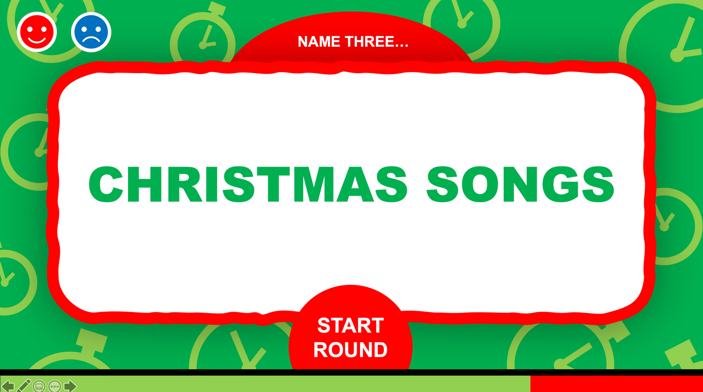 Christmas 5 Second Game PowerPoint Game