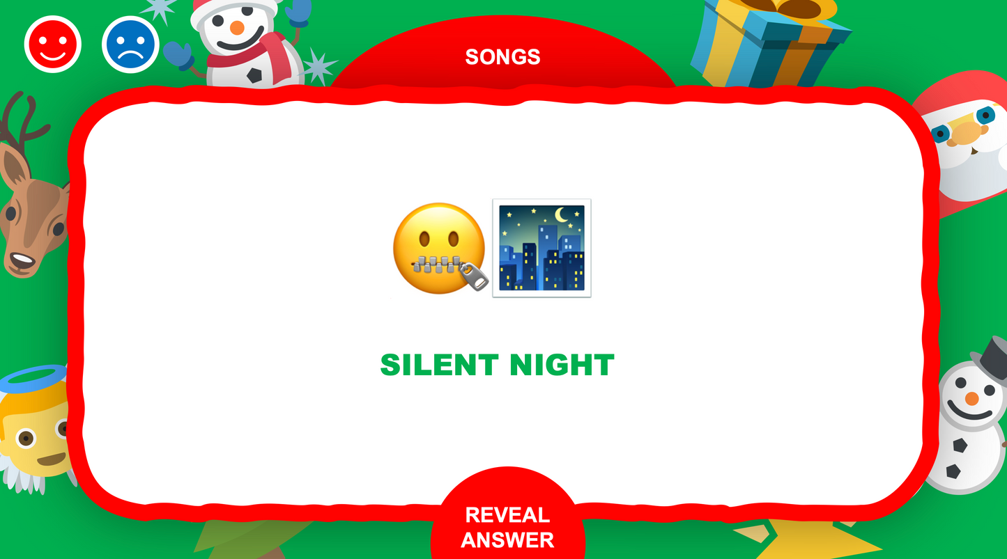 The Emoji Game Christmas PowerPoint Game