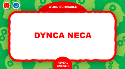 Word Scramble Christmas PowerPoint Game