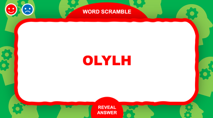 Word Scramble Christmas PowerPoint Game