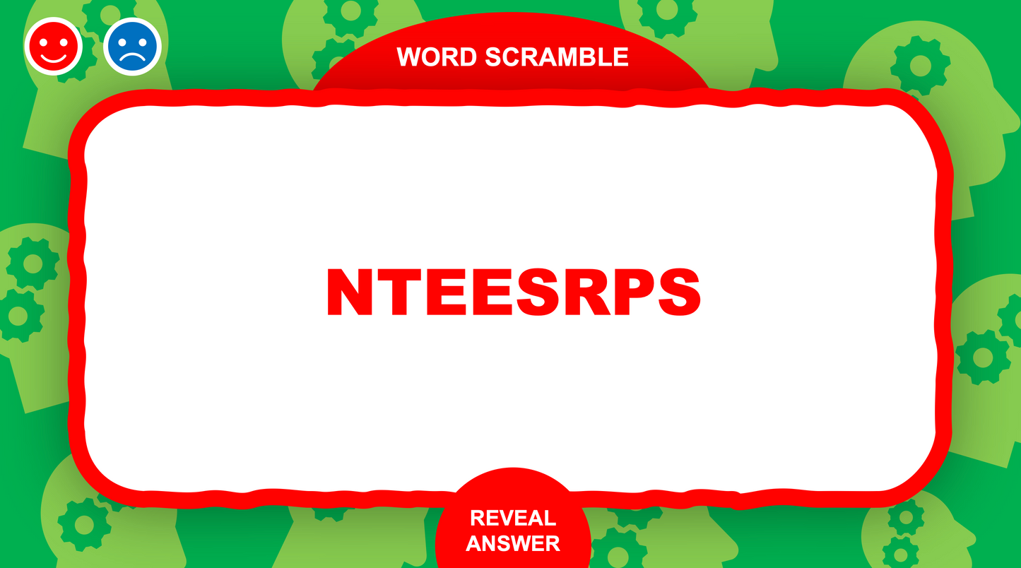 Word Scramble Christmas PowerPoint Game