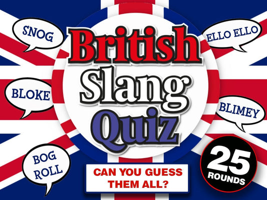 British Slang Quiz Family Powerpoint Game