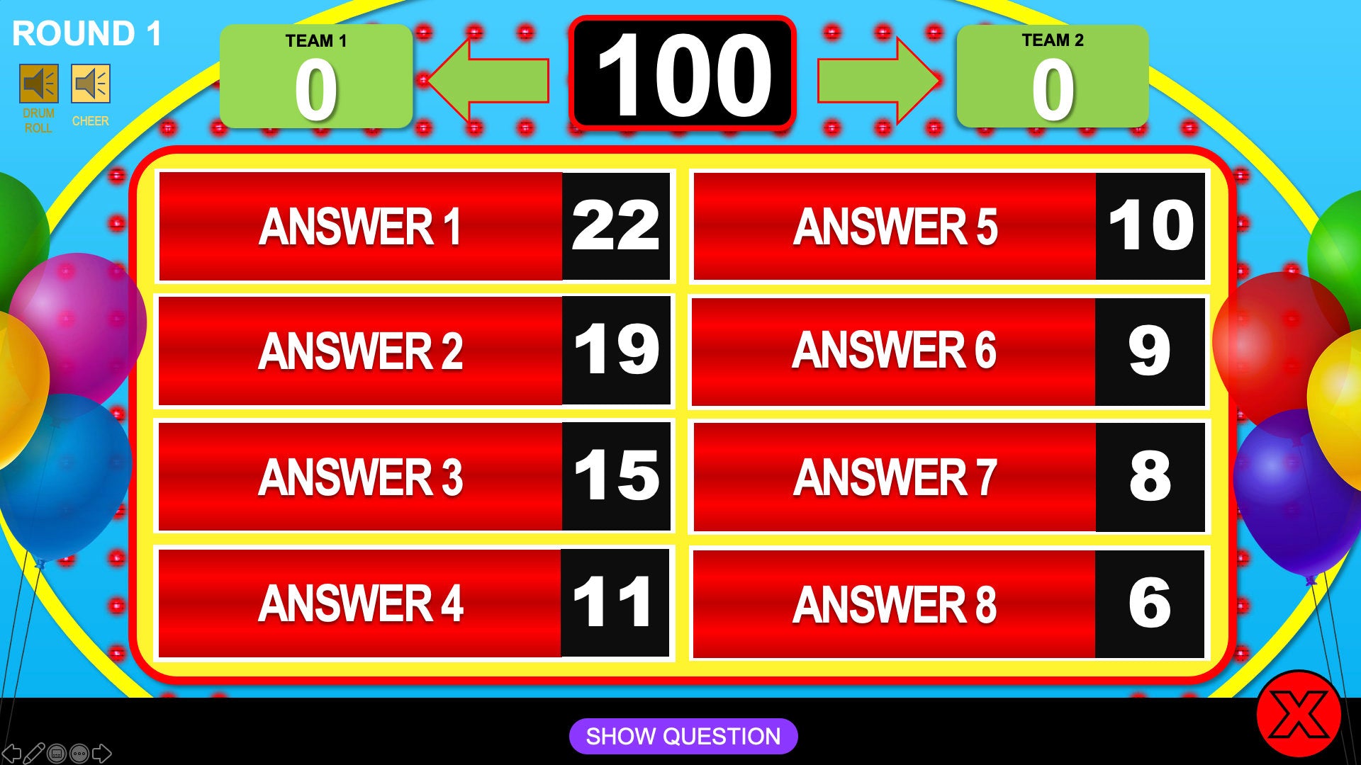 Birthday Trivia Family Powerpoint Party Games for Zoom Answer Page