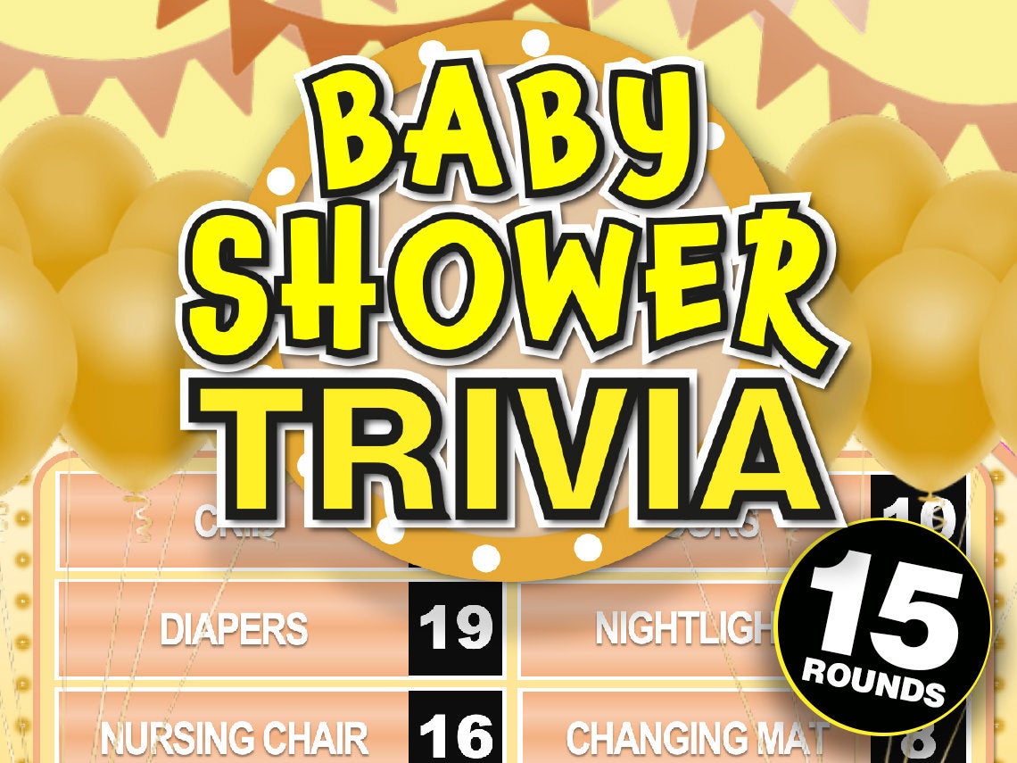 The Baby Shower Quiz Powerpoint Quiz Fun Virtual Quiz -  Portugal