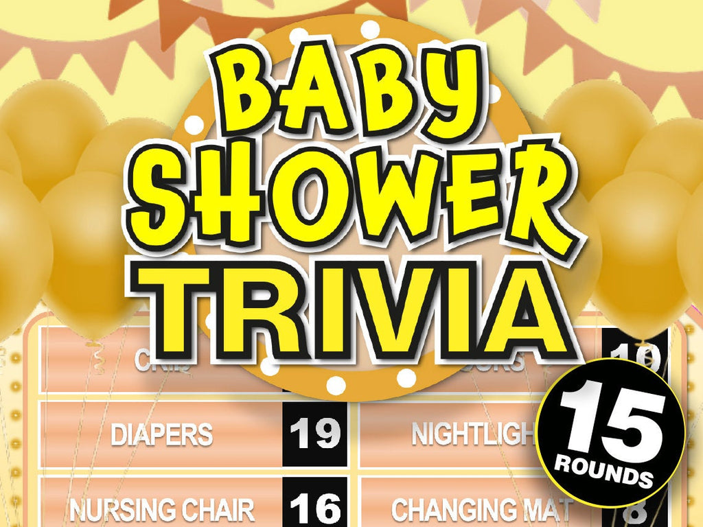 Baby Shower Trivia Powerpoint Party Game
