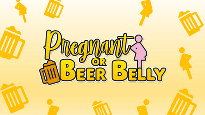 Pregnant or Beer Belly Baby Shower Powerpoint Party Games for Zoom slide