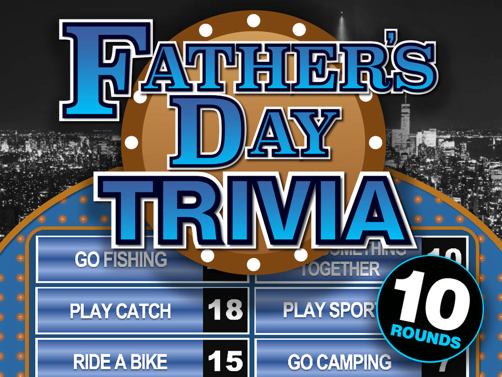 Fathers Day Trivia Family Powerpoint Party Game Family Feud Game