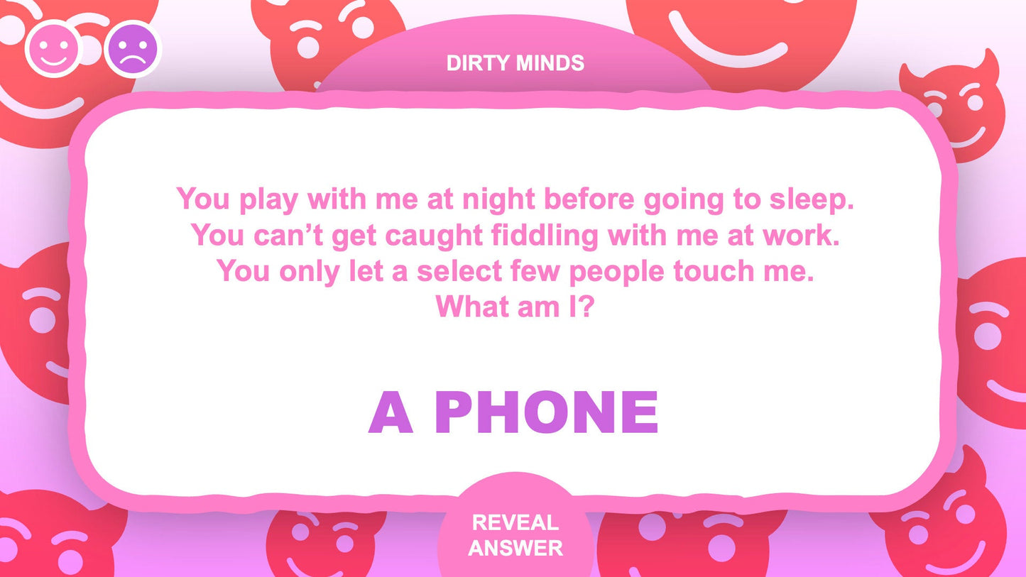 Dirty Minds PowerPoint Game