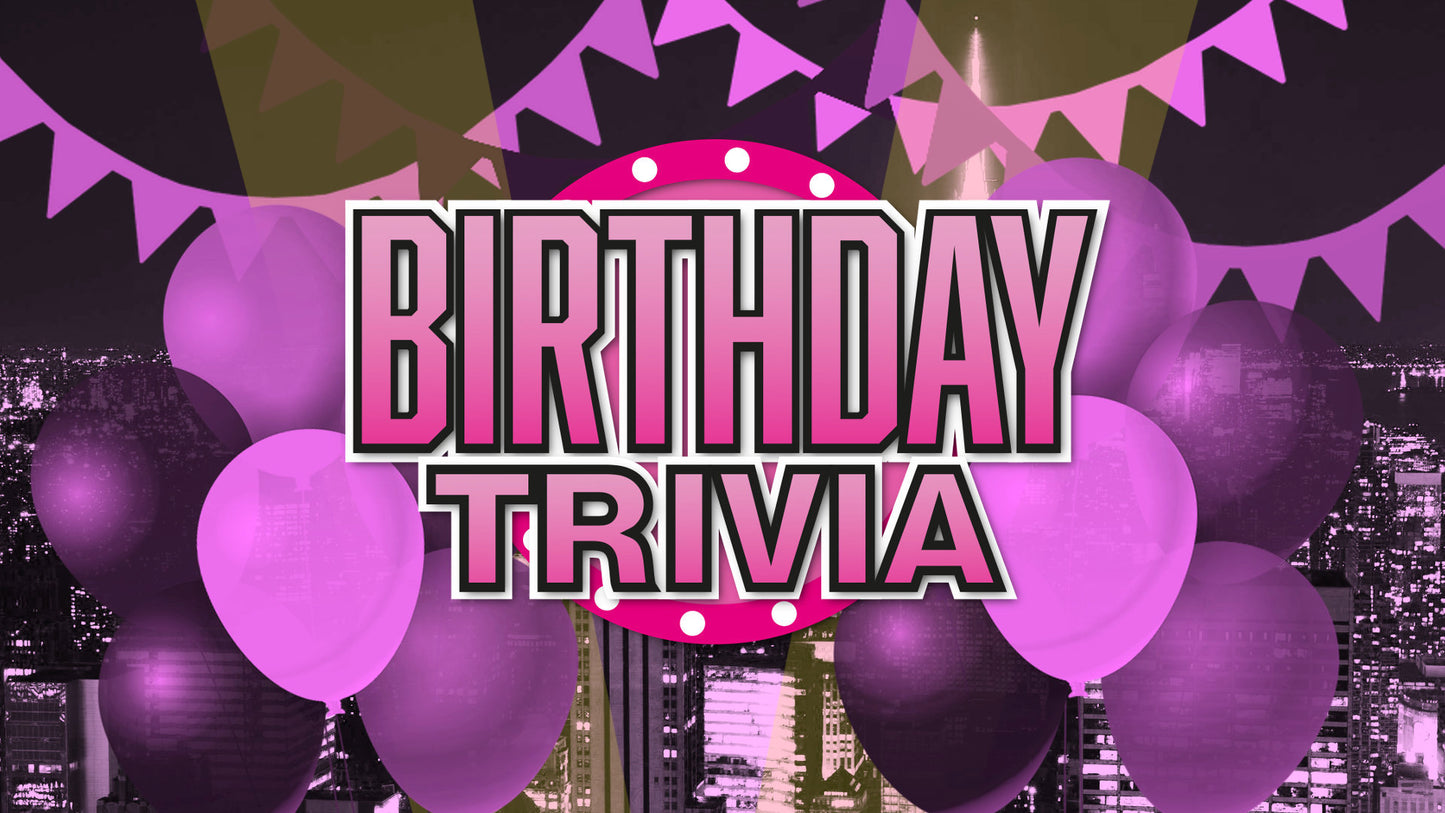 Birthday Girl Trivia Family Powerpoint Party Game