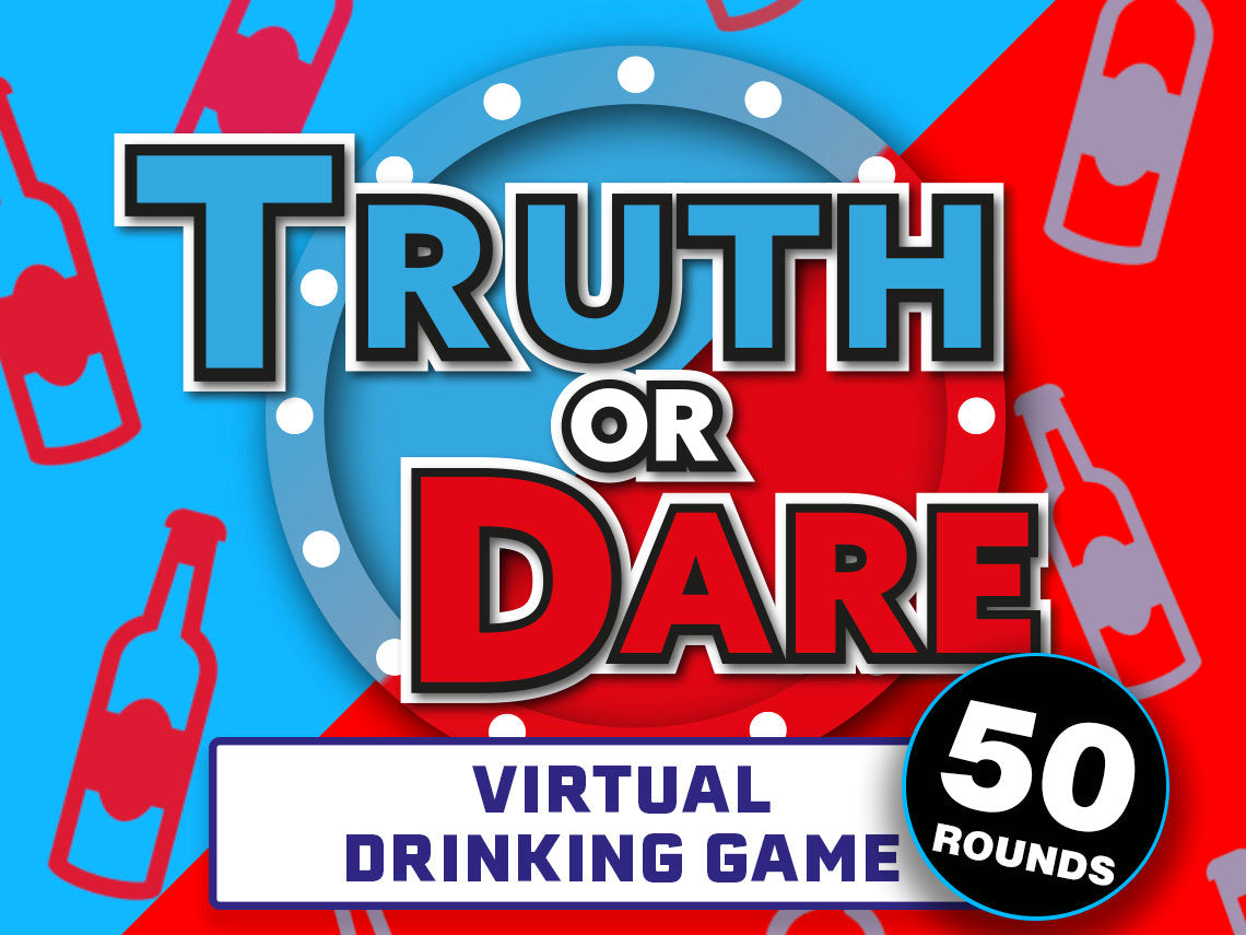 Drinking Games Bundle PowerPoint Games For Zoom Truth or Dare Drinking Game