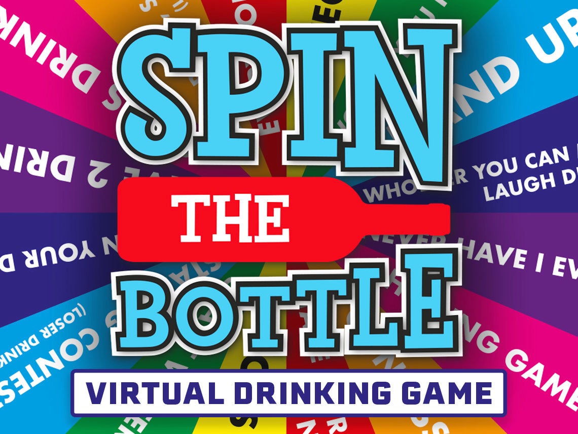 Drinking Games Bundle PowerPoint Games For Zoom Spin the Bottle Drinking Games