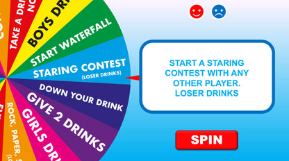 Spin The Bottle PowerPoint Drinking Games for Zoom Round Two