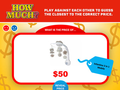 Guess The Price Baby Shower Price Is Right Game PowerPoint Party Game How Much? 