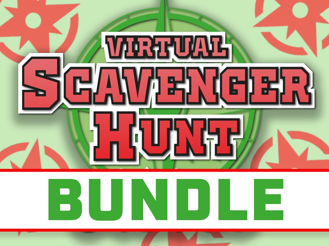 Virtual Scavenger Hunt Bundle Powerpoint Games for Kids