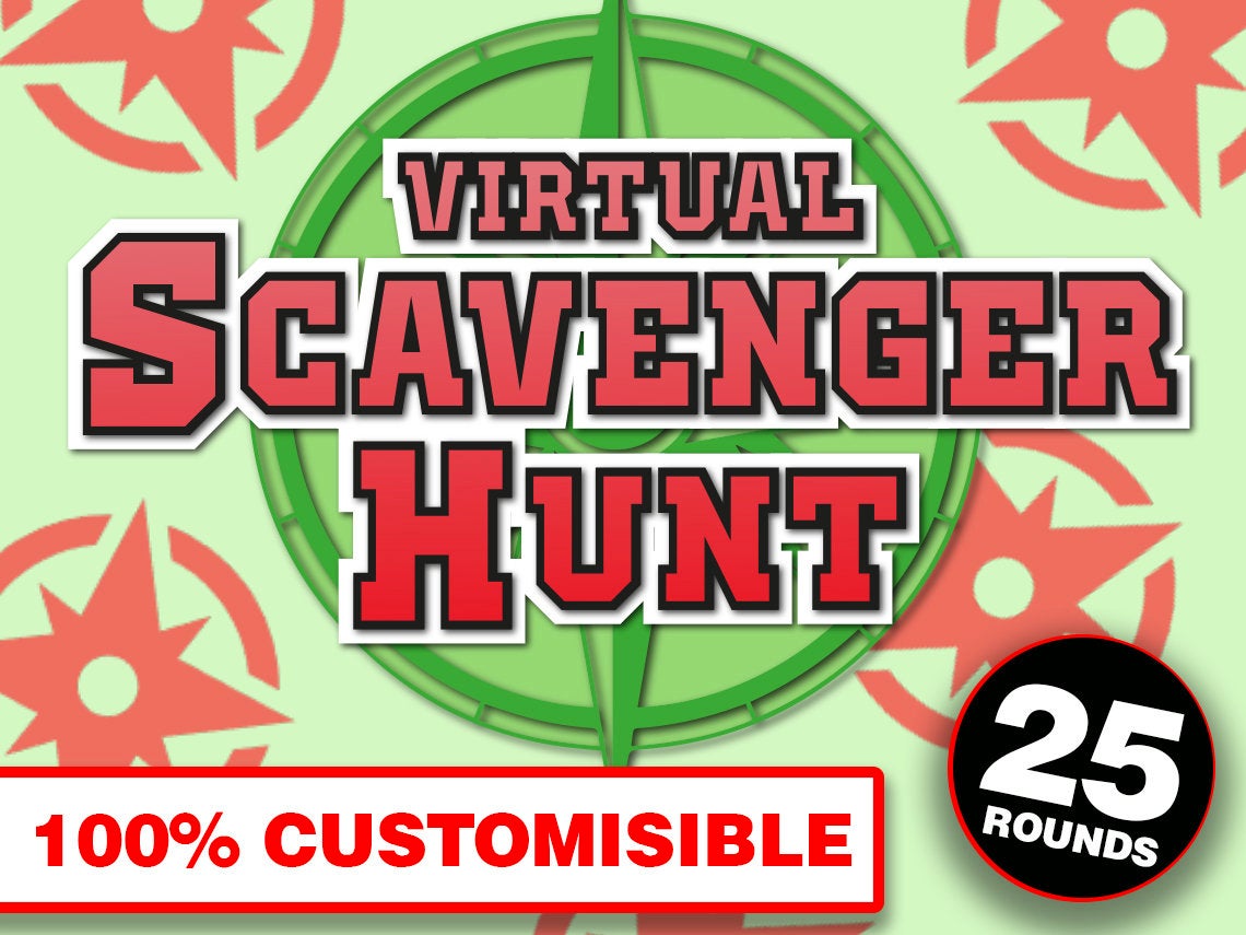 Virtual Scavenger Hunt Bundle Powerpoint Games for Kids Original