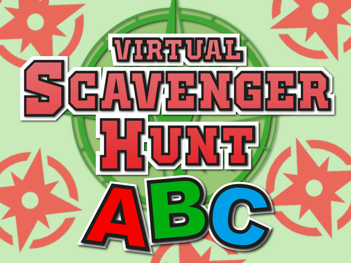 Virtual Scavenger Hunt Bundle Powerpoint Games for Kids Alphabet