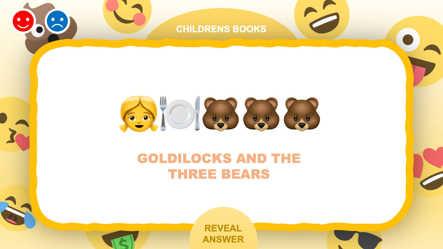 The Emoji Game Baby Shower Powerpoint Games for Zoom Round One