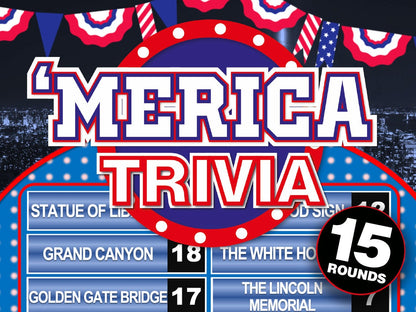 Merica Trivia 4th of July Family Feud Powerpoint Party Games For Zoom 