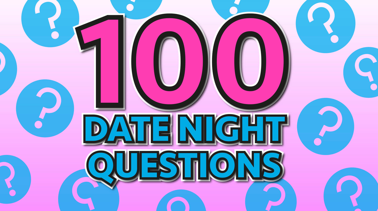 100 date night questions party games for couples powerpoint title page