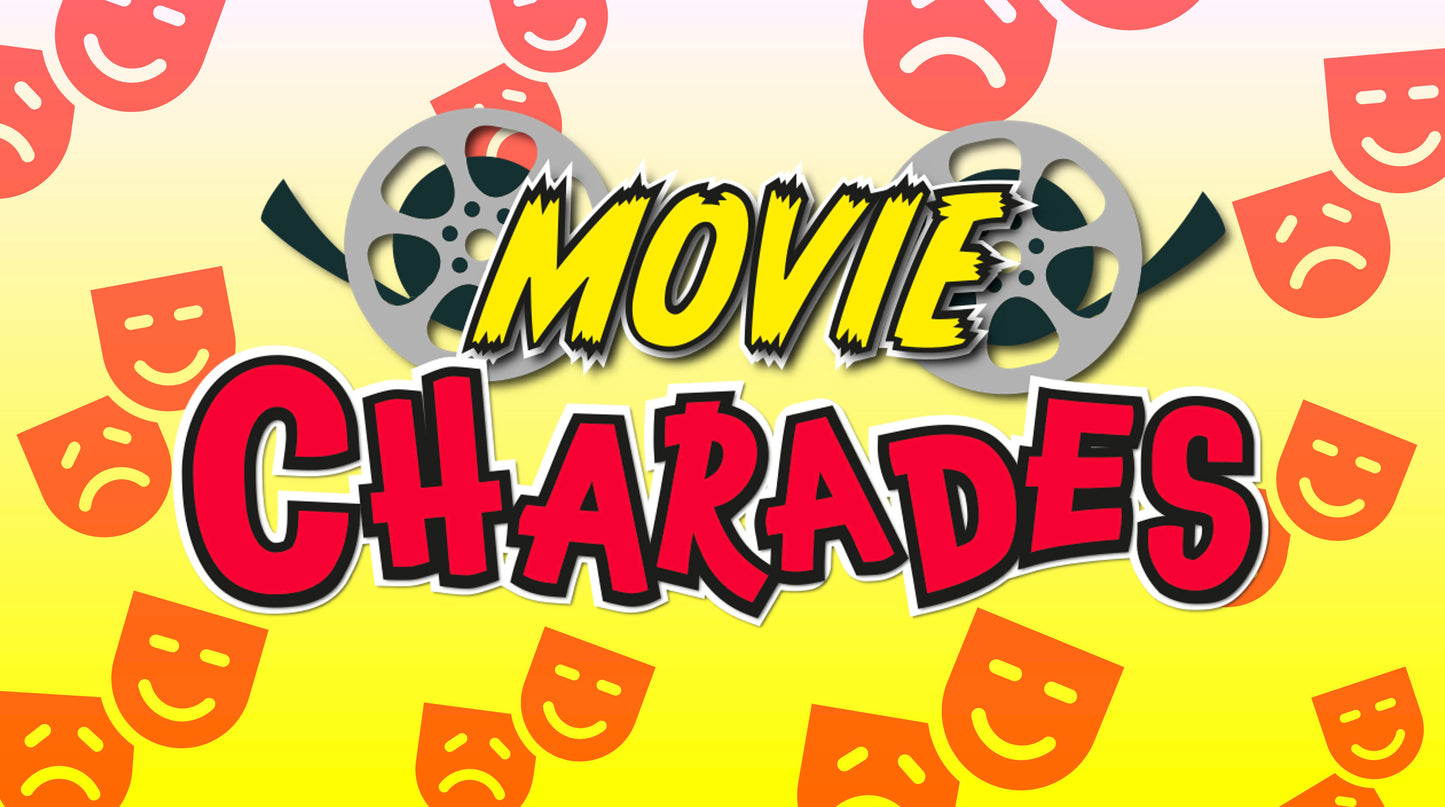 Movie Charades PowerPoint Party Games for Zoom Slide