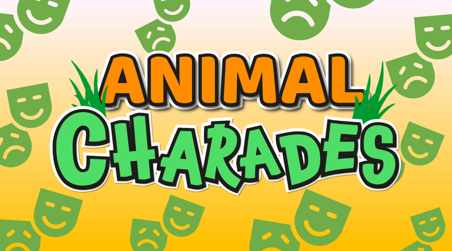 Animal Charades PowerPoint Games for Zoom Slide 1