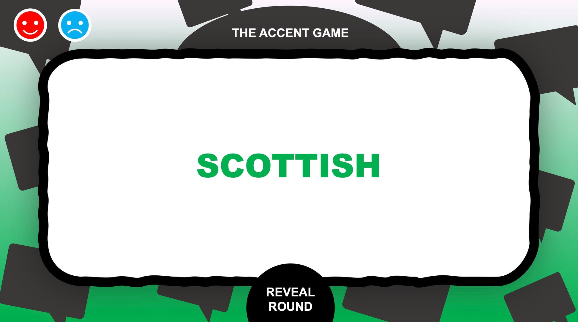 The Accent Game PowerPoint Party Games for Zoom Round One