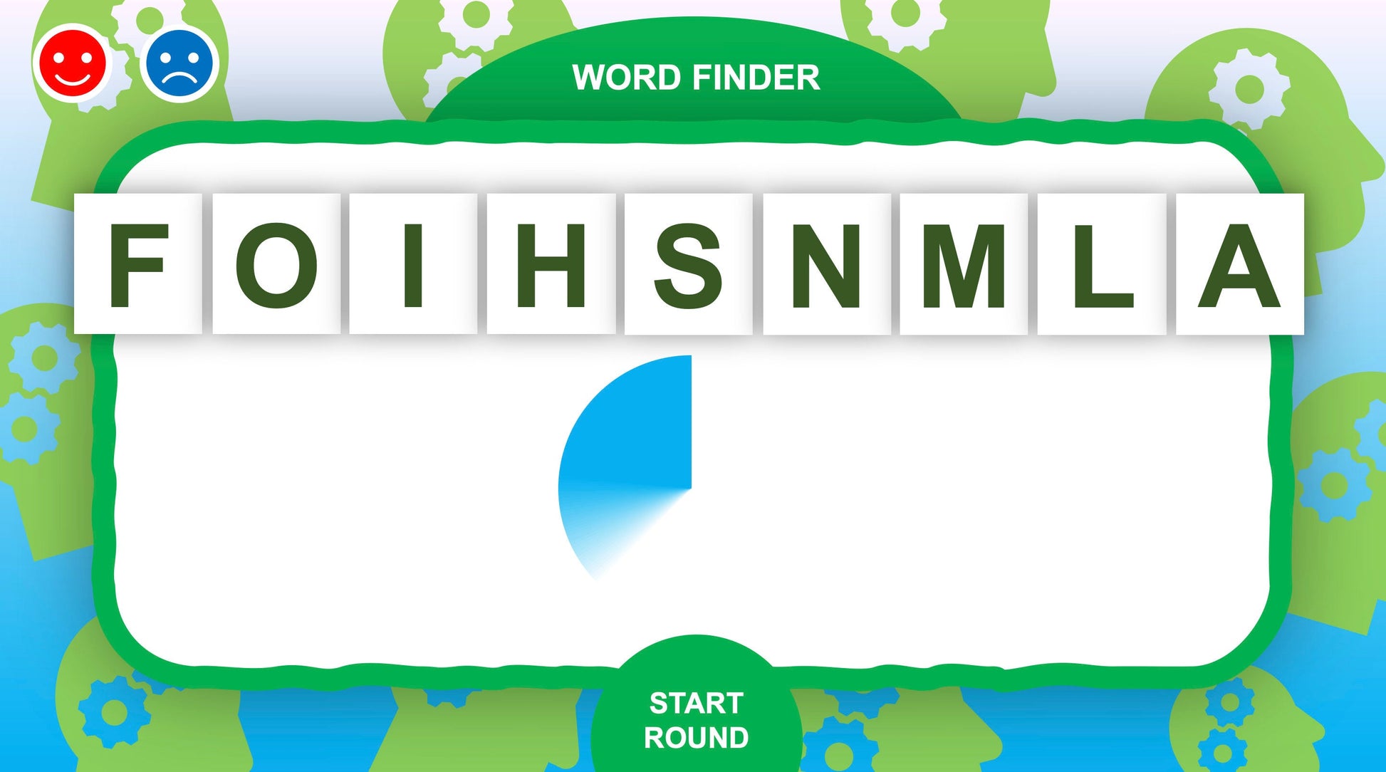 Word Finder PowerPoint Games for Zoom Round Two