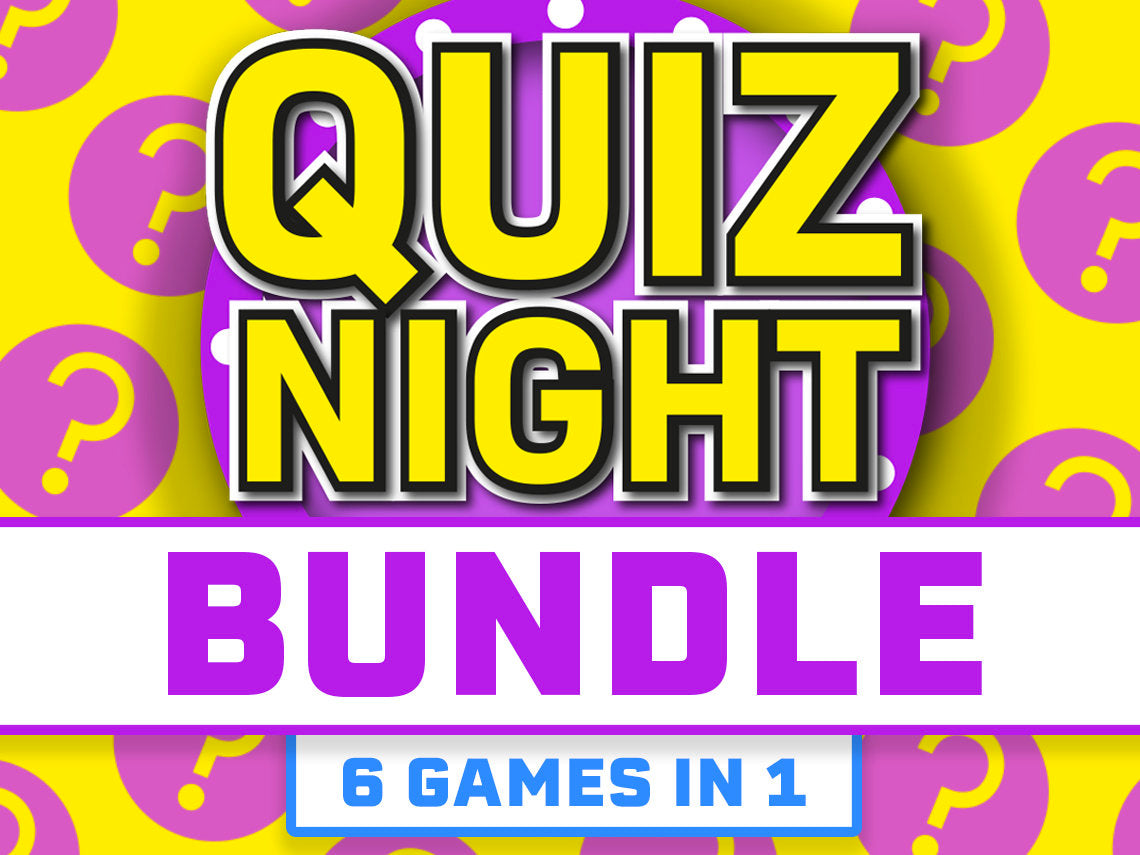 Quiz Night Games Bundle PowerPoint Games for Zoom