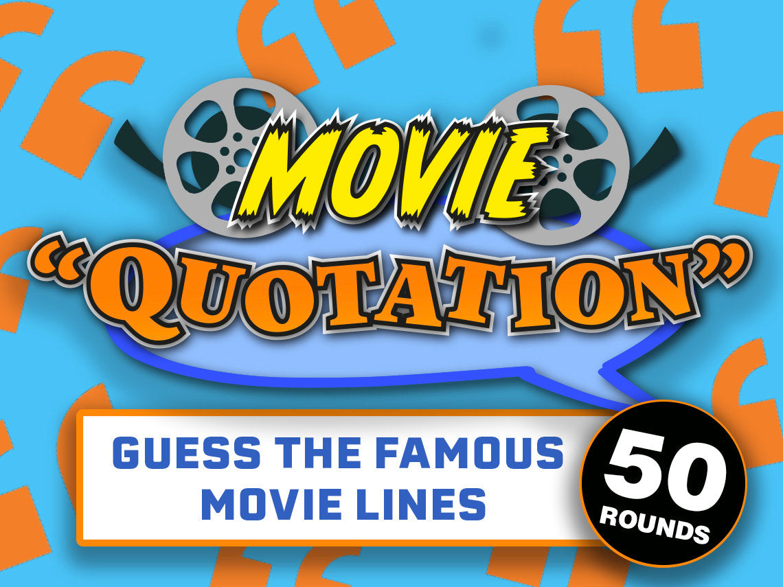 Quiz Night Games Bundle PowerPoint Games for Zoom Movie Quotation