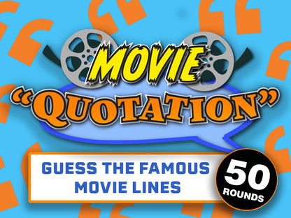 Quiz Night Games Bundle PowerPoint Games for Zoom Movie Quotation