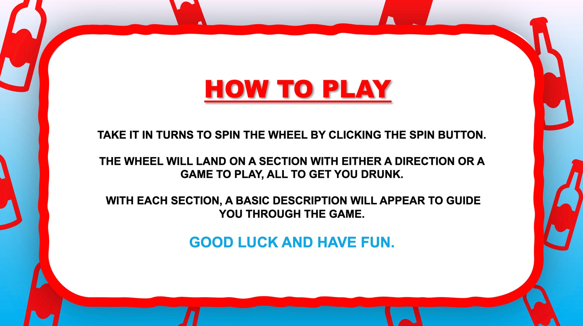 Spin The Bottle PowerPoint Drinking Games for Zoom Guide