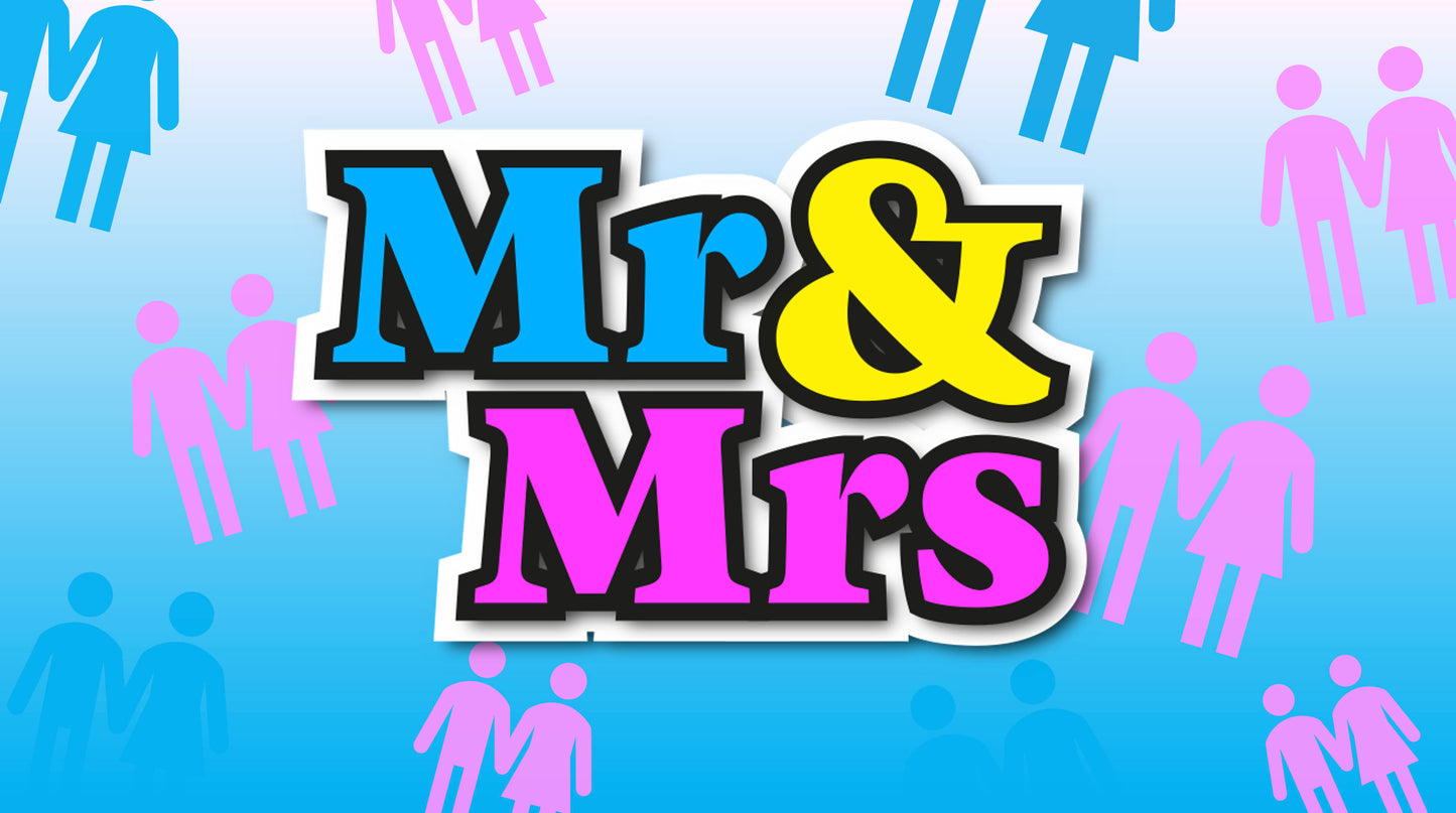 Mr And Mrs PowerPoint Party Games for Zoom Couples Games Rules Slide