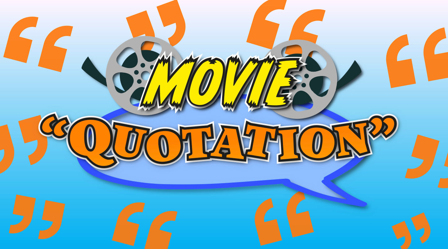 Quotation Movie Edition PowerPoint Party Games for Zoom Slide