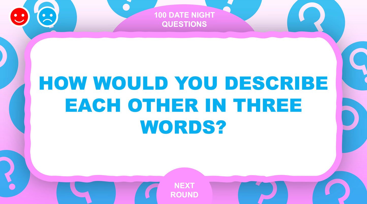 100 date night questions powerpoint question two